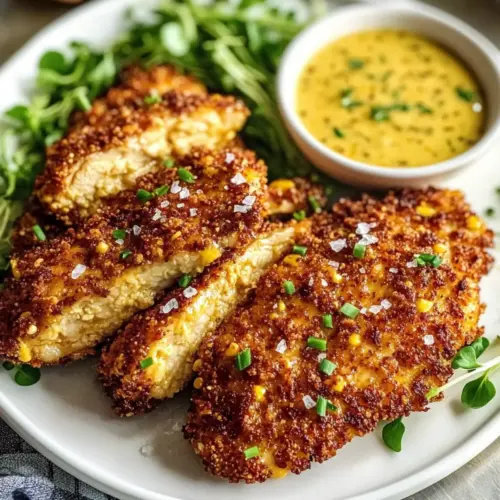 Pretzel Crusted Chicken with Honey Mustard Sauce Delight 5 Pretzel Crusted Chicken with Honey Mustard Sauce