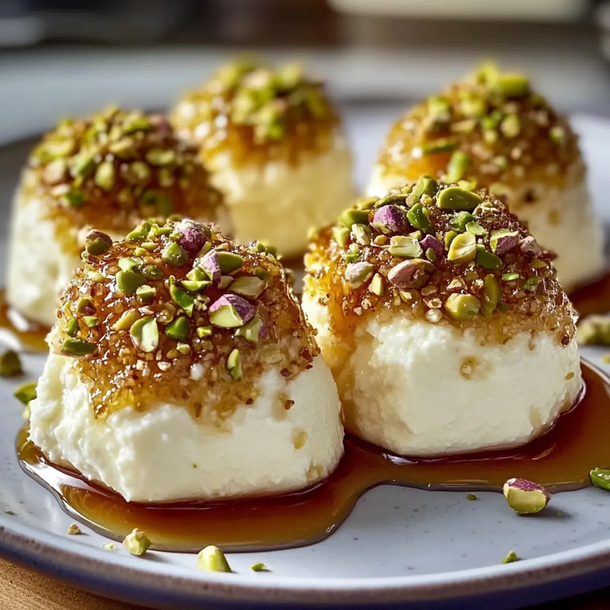 Irresistible Ricotta Pistachio Honey Bites in Just 15 Minutes 4 Ricotta Pistachio Honey Bites
