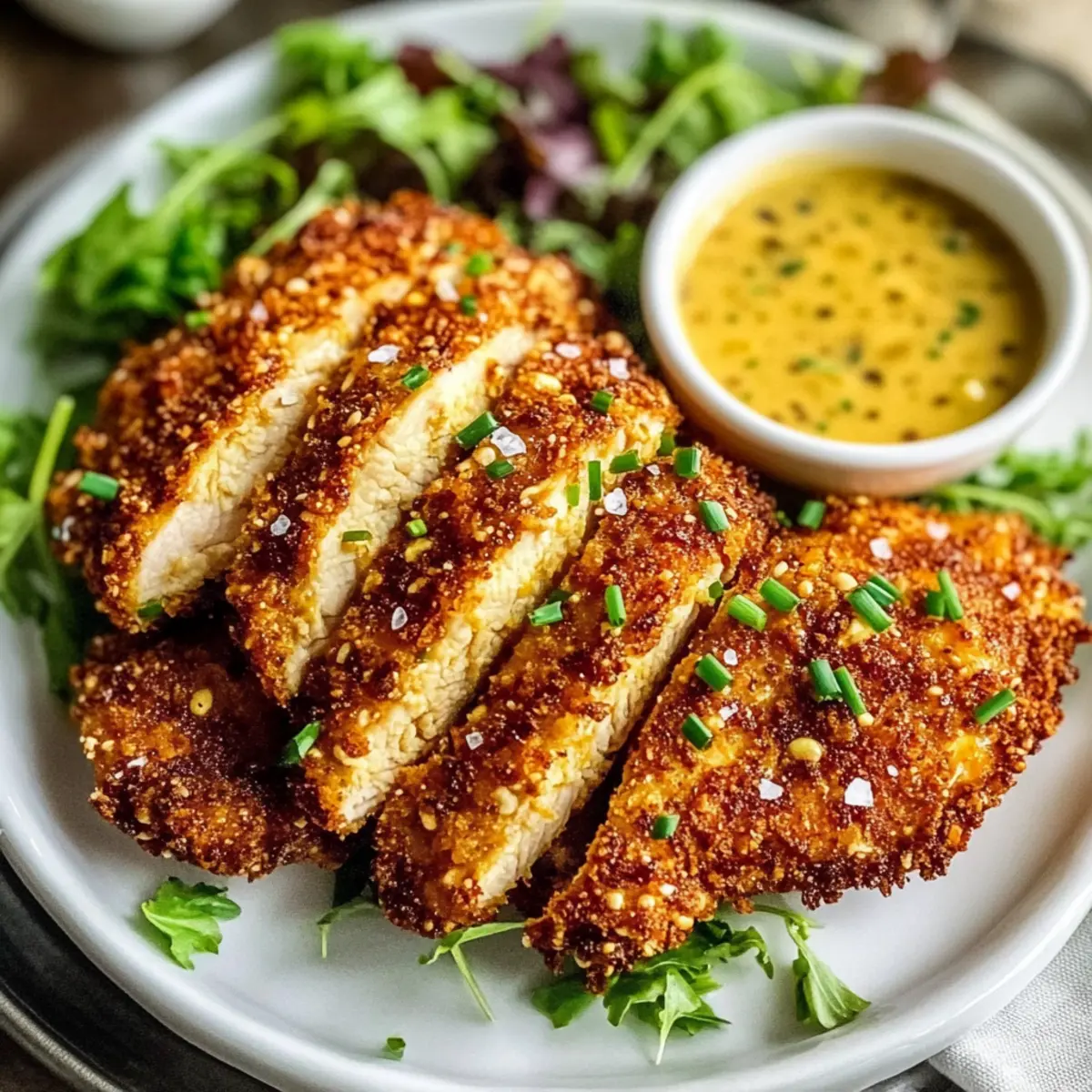 Pretzel Crusted Chicken with Honey Mustard Sauce Delight 1 unnamed file 588