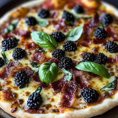 Grill Up Blackberry Bacon Basil Grilled Pizza Bliss 2 Blackberry Bacon Basil Grilled Pizza