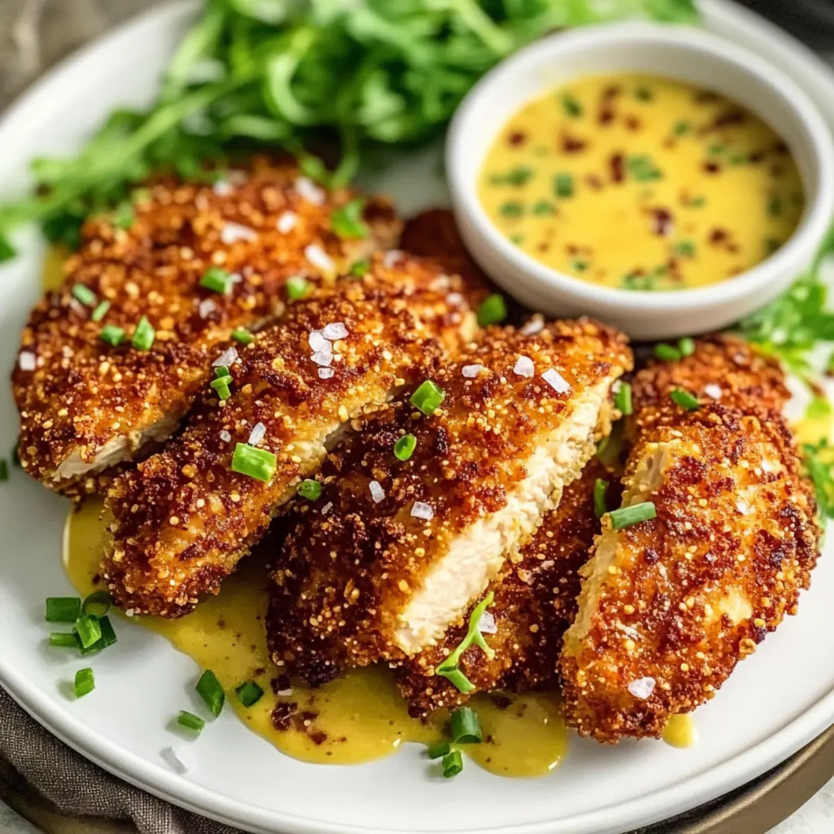 Pretzel Crusted Chicken with Honey Mustard Sauce Delight 3 unnamed file 599