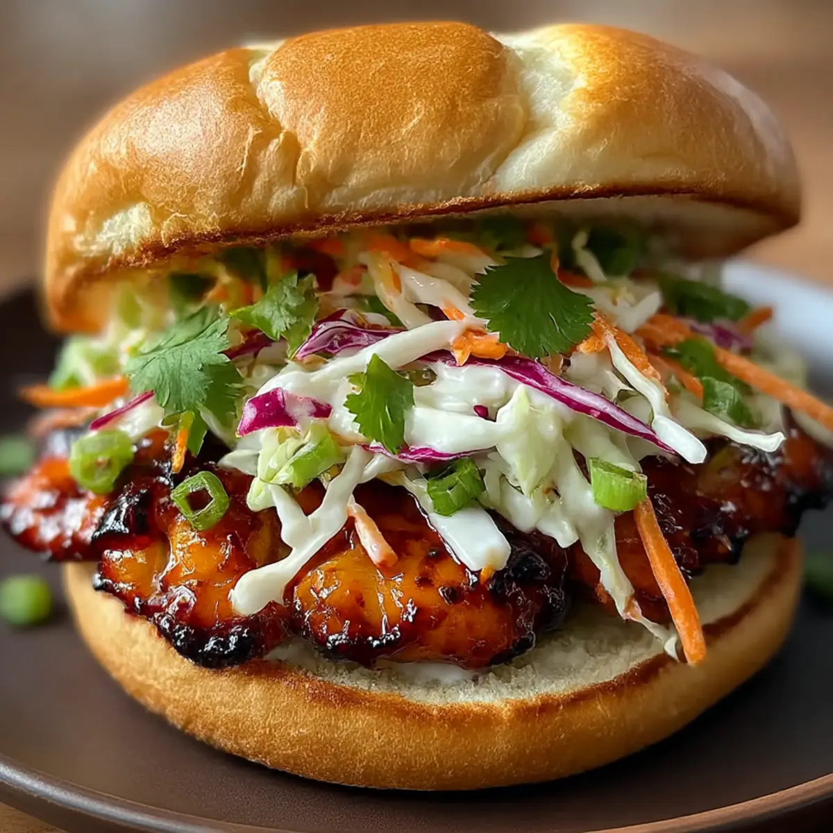 Spicy Korean BBQ Chicken Sandwich with Tangy Slaw Delight 1 unnamed file 618