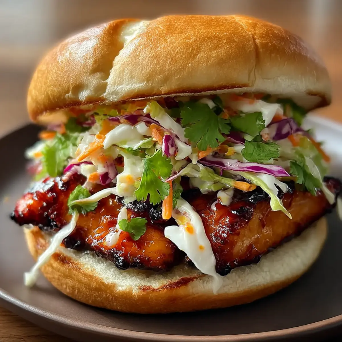 Spicy Korean BBQ Chicken Sandwich with Tangy Slaw Delight 2 unnamed file 619