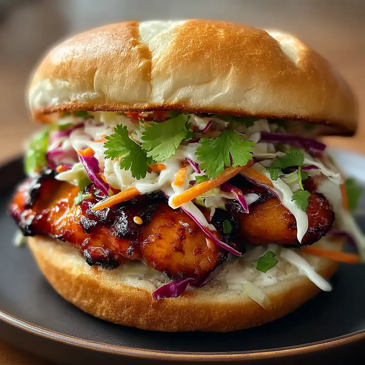Spicy Korean BBQ Chicken Sandwich with Tangy Slaw Delight 3 unnamed file 620