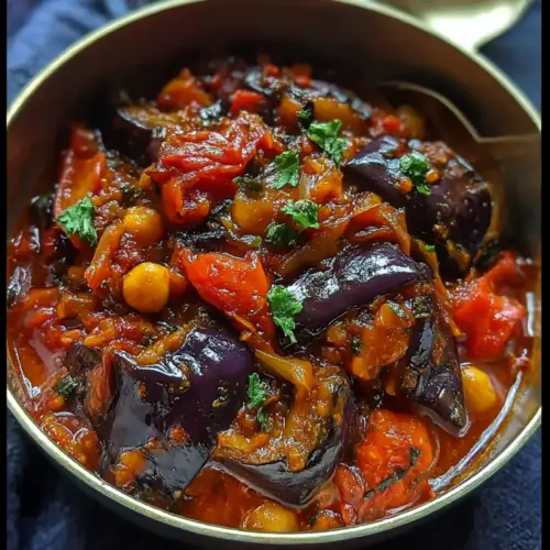 Eggplant Pan with Oriental Spices
