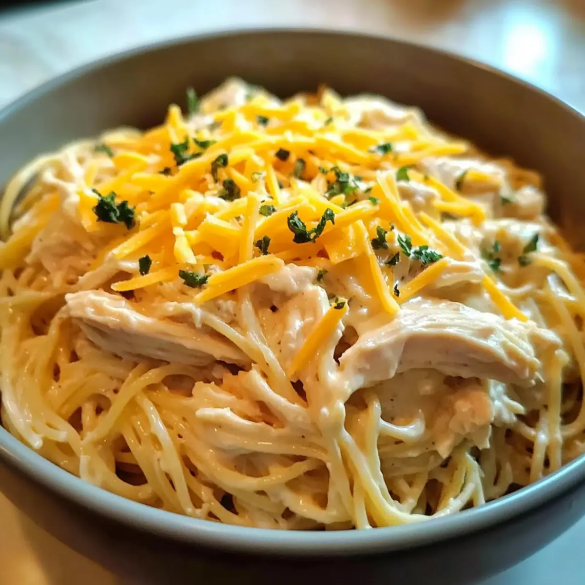 Creamy Crockpot Chicken Spaghetti for Effortless Comfort Cooking 4 Creamy Crockpot Chicken Spaghetti