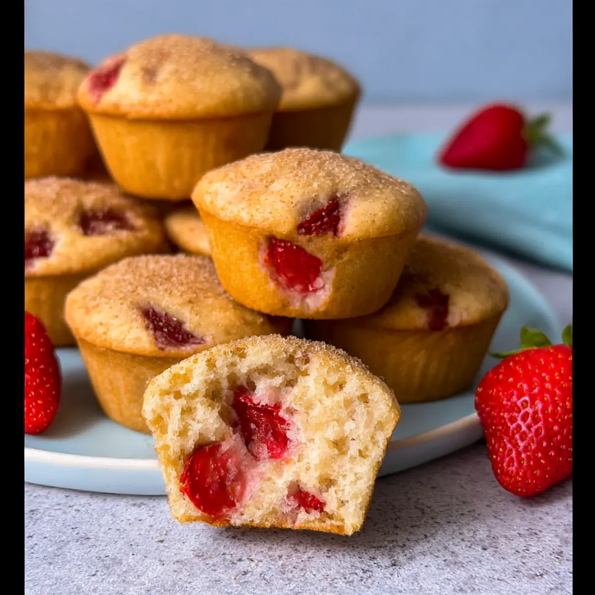 Fluffy Vegan Strawberry Muffins for a Sweet Morning Treat 1 unnamed file 665