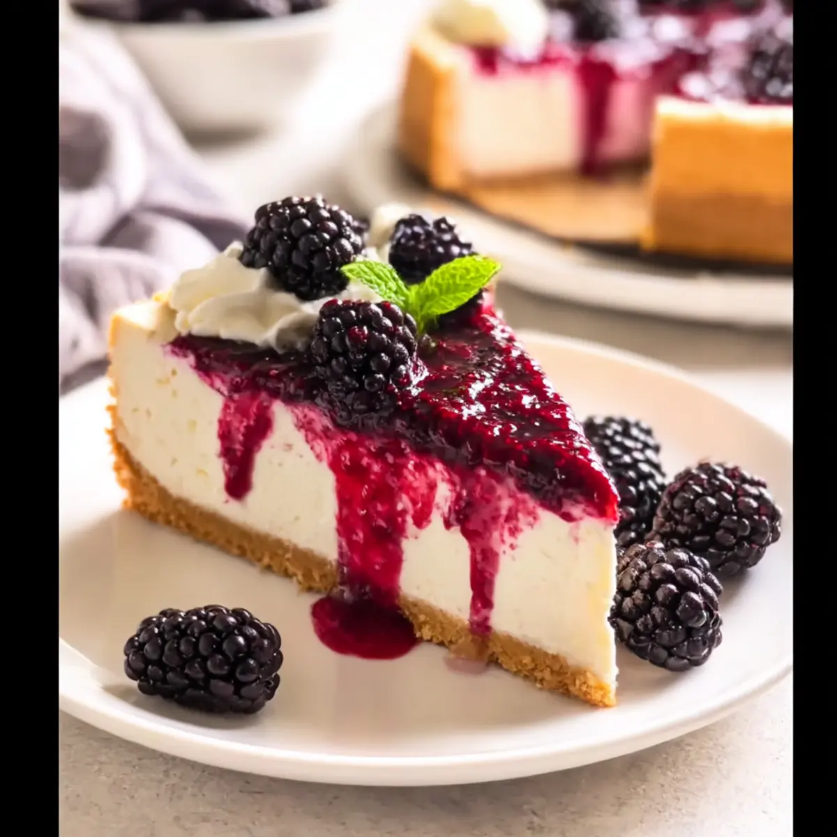 No Bake Blackberry Cheesecake: Effortless Summer Delight 2 unnamed file 666