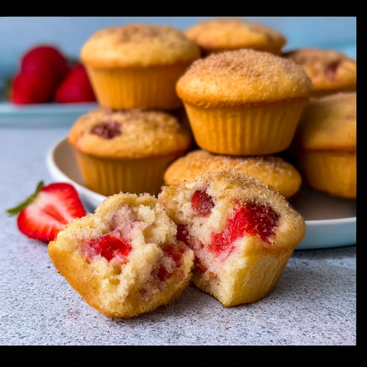 Fluffy Vegan Strawberry Muffins for a Sweet Morning Treat 2 unnamed file 670