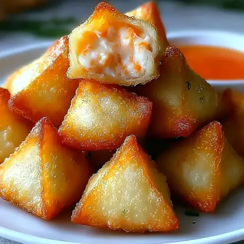 Crispy Crab Rangoon Bombs: Bite-Sized Seafood Happiness 15 Crab Rangoon Bombs