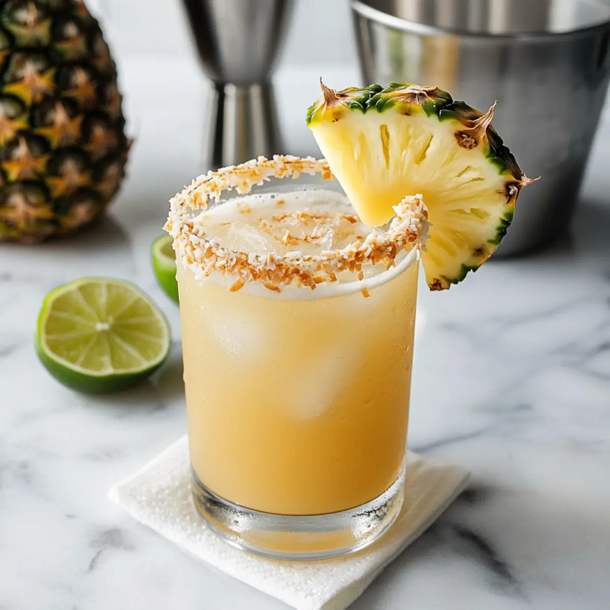 Pineapple Coconut Mockarita: Your 5-Minute Tropical Escape 4 Pineapple Coconut Mockarita