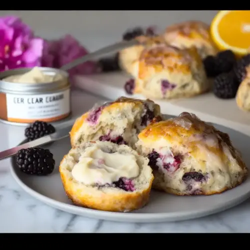 Earl Grey Blackberry Scones with Lemon Glaze: Pure Comfort 10 Earl Grey Blackberry Scones with Lemon Glaze
