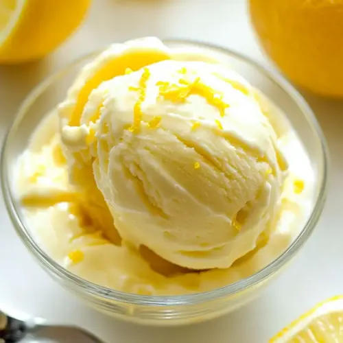Creamy Lemon Frozen Yogurt That's Guilt-Free and Delightful 6 Lemon Frozen Yogurt