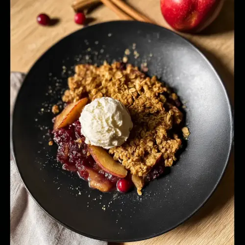 Cozy Apple Cranberry Crisp That'll Warm Your Heart 1 Apple Cranberry Crisp
