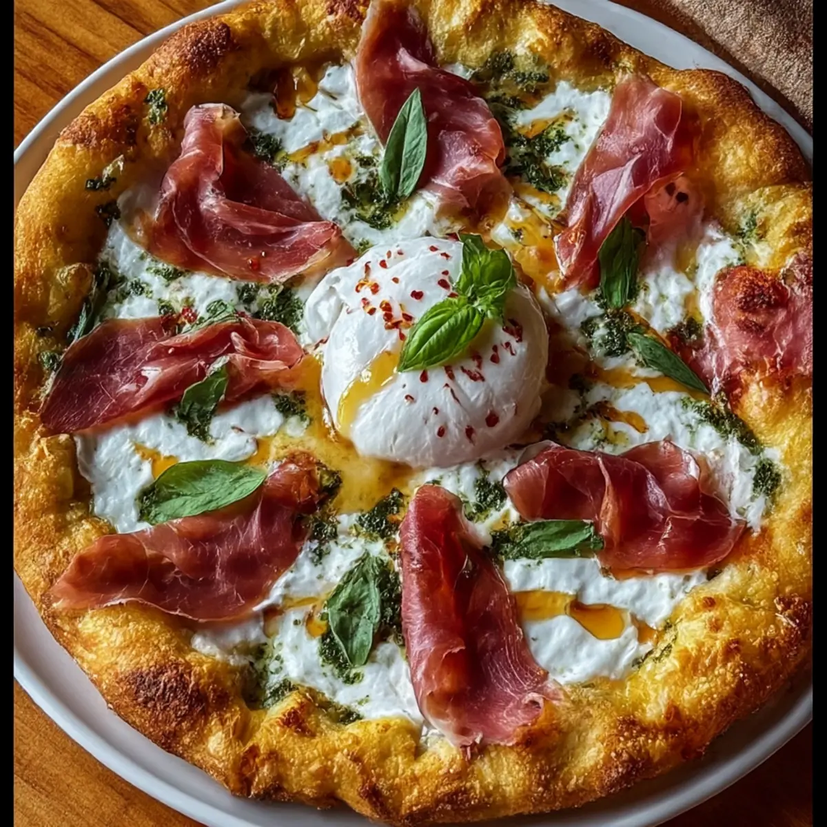 Prosciutto und Honig Burrata Pizza Rezept: A Flavorful Delight 1 unnamed file 762