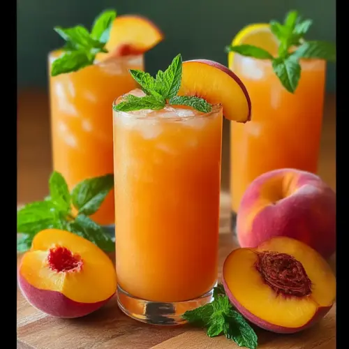 Homemade Peach Lemonade – A Refreshing Summer Sip 5 Peach Lemonade