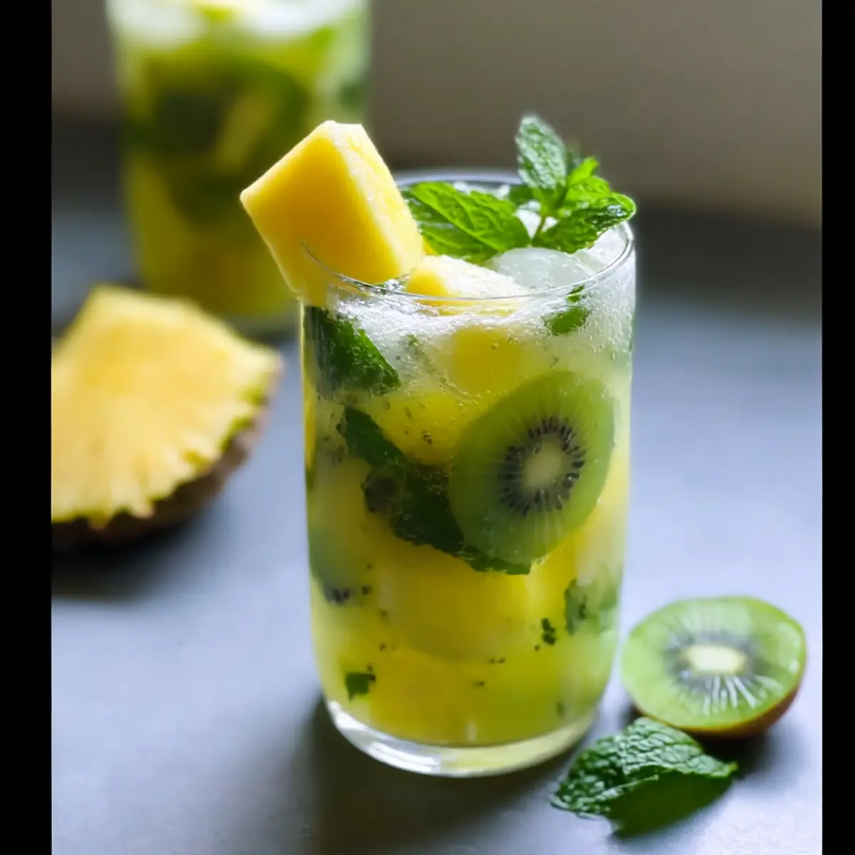 Refreshingly Guilt-Free Pineapple Kiwi Mojito for Summer Fun 1 unnamed file 778