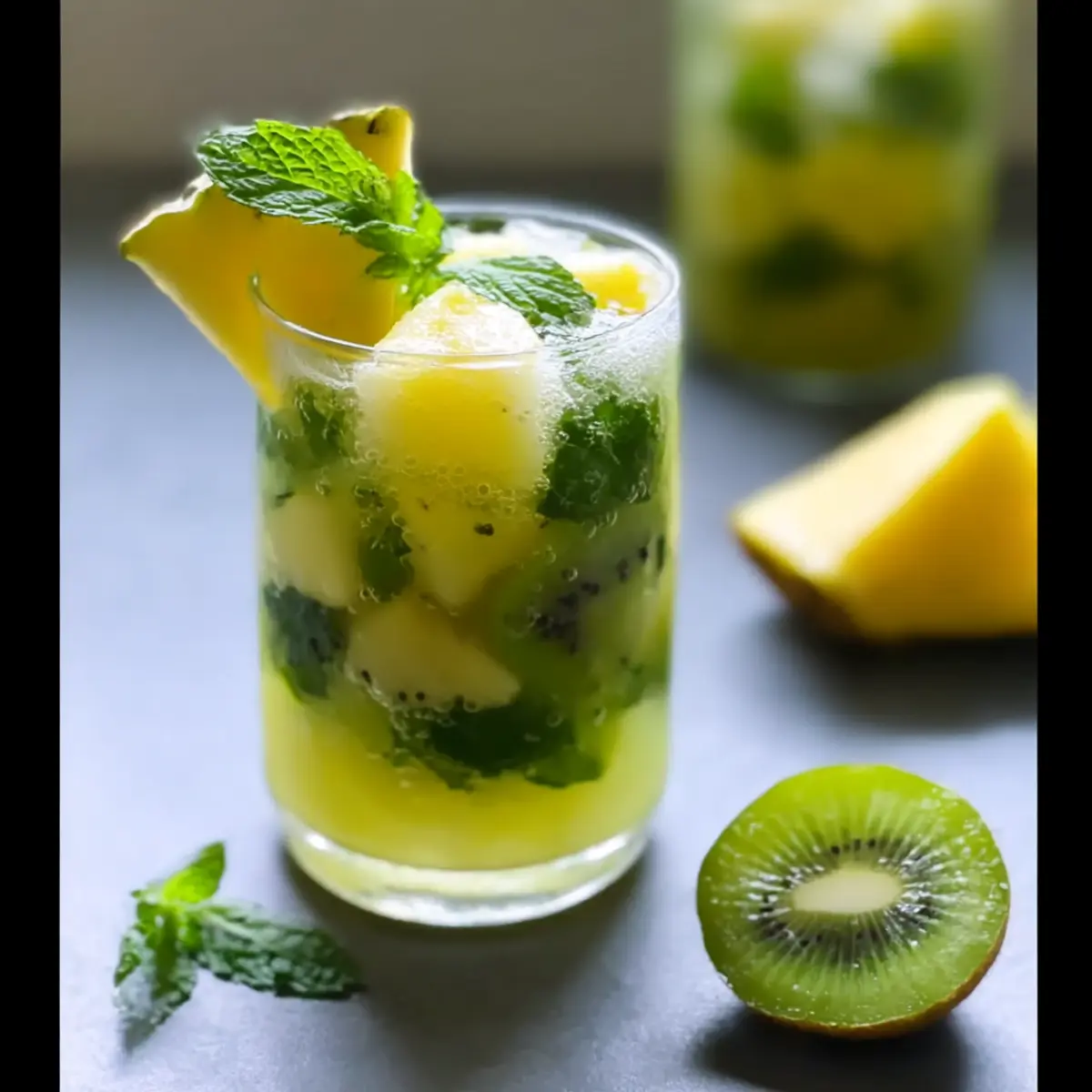 Refreshingly Guilt-Free Pineapple Kiwi Mojito for Summer Fun 2 unnamed file 779
