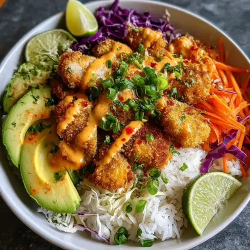 Crispy Bang Bang Chicken Bowl: A Flavor Explosion at Home 2 Crispy Bang Bang Chicken Bowl