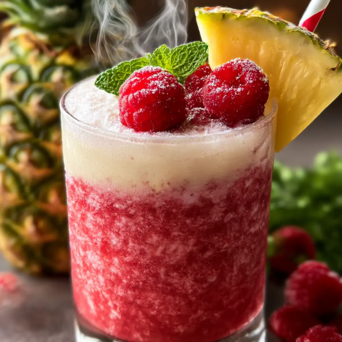 Raspberry Colada Twist