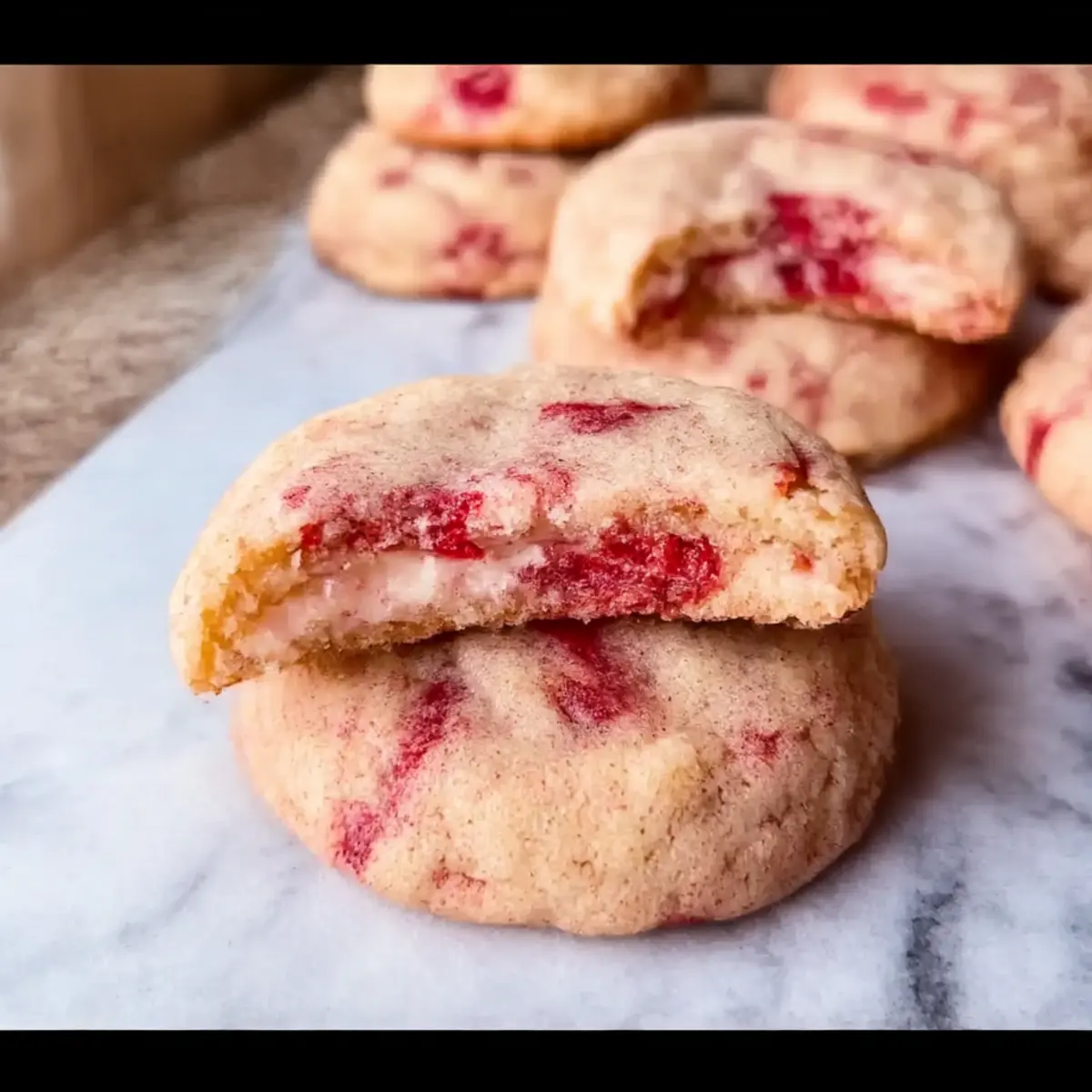 Stuffed Strawberry Cheesecake Cookies with Brown Butter Bliss 1 unnamed file 830