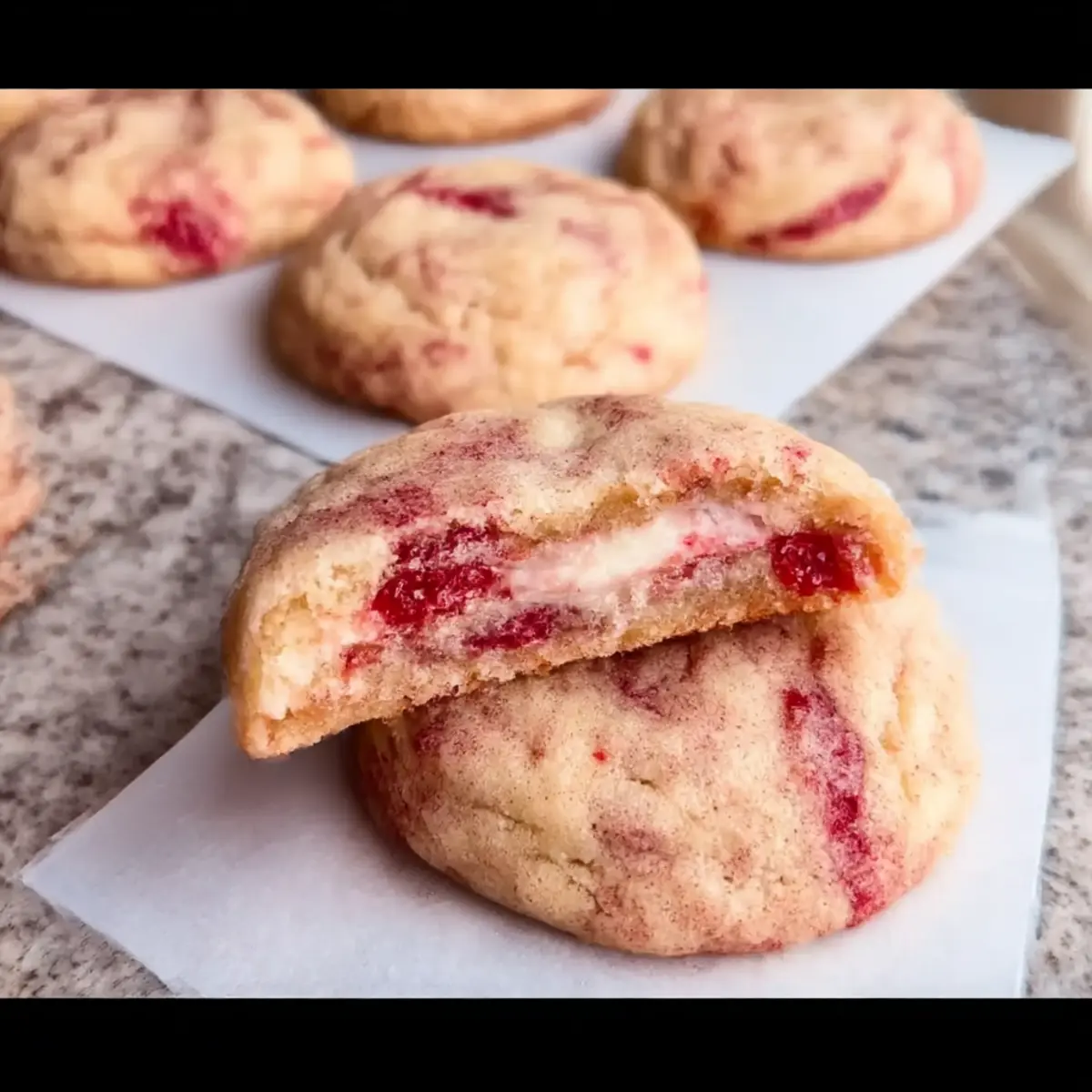 Stuffed Strawberry Cheesecake Cookies with Brown Butter Bliss 2 unnamed file 831