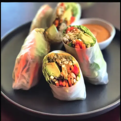 Delicious Avocado Shiitake Spring Rolls for Fresh Flavor Fans 9 Avocado Shiitake Spring Rolls