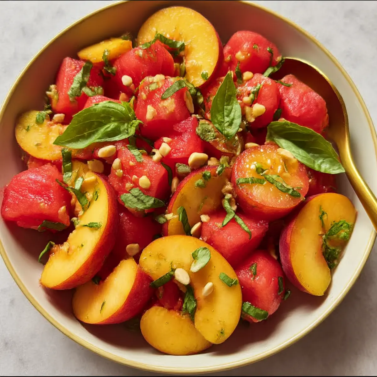 Thai-Inspired Watermelon & Peach Salad for a Refreshing Summer 3 unnamed file 879