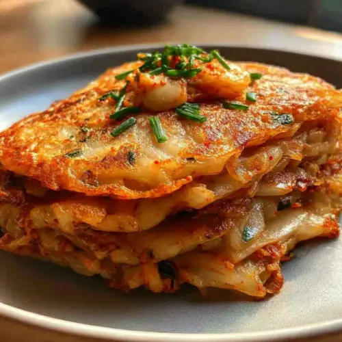 Crispy Classic Kimchi Pancake: Your New Favorite Snack 4 Classic Kimchi Pancake