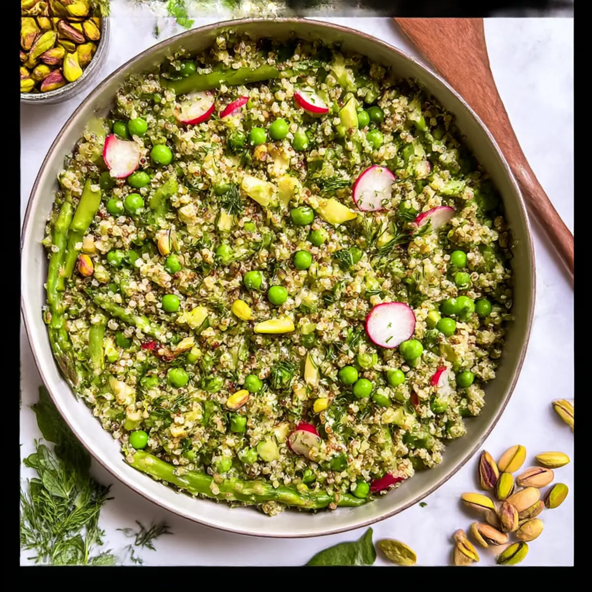 Spring Vegetable Quinoa Salad