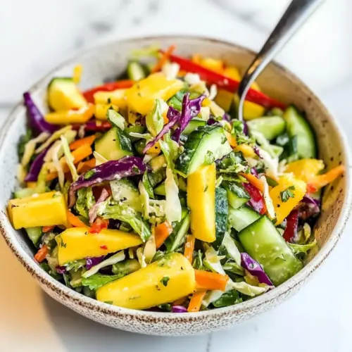 Mango Cucumber Summer Slaw: Crisp, Refreshing Bliss for Hot Days 4 Mango Cucumber Summer Slaw